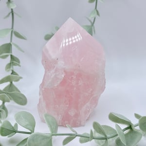 Brazilian Rose Quartz Tower Point
