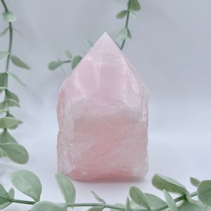 Brazilian Rose Quartz Tower Point