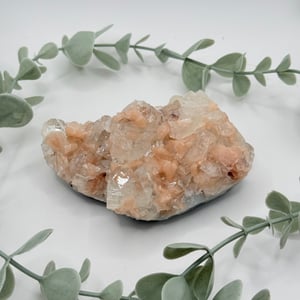 Diamond Apophyllite With Peach Stilbite