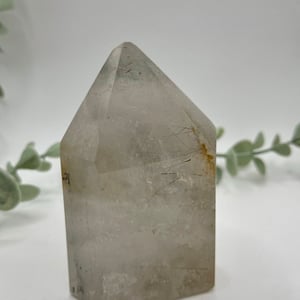 Clear Quartz With Chlorite & Rutile Inclusions