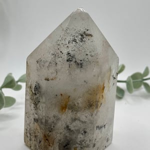 Clear Quartz With Chlorite & Rutile Inclusions