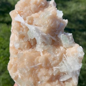 Large Stilbite, Apophyllite and Scolecite Specimen