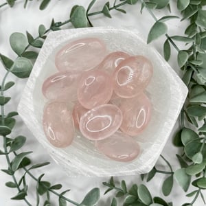 Rose Quartz Palmstone - Small