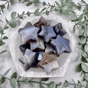 Agate Star Carving - Small