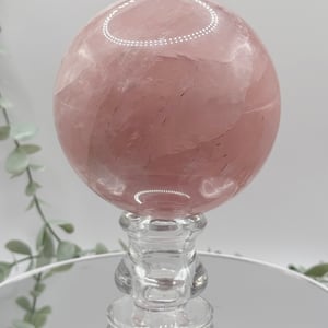Large Star Rose Quartz Sphere