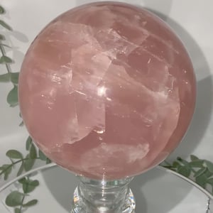 Large Star Rose Quartz Sphere