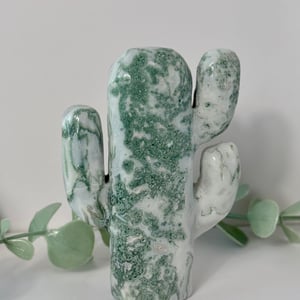 Moss Agate Cactus