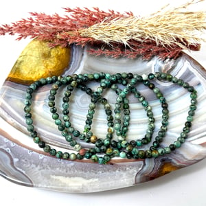 4mm African Turquoise Bracelet
