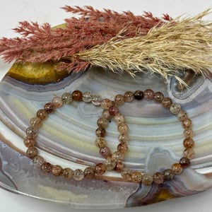 6mm Copper Rutile Bracelet