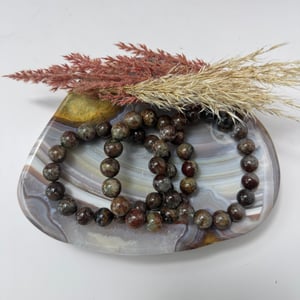 12mm Lodolite (Garden Quartz) Bracelet