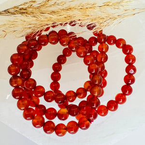 8mm Red Onyx Bracelet