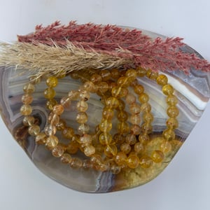 8mm Citrine Bracelet