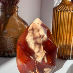 Carnelian Agate Flame