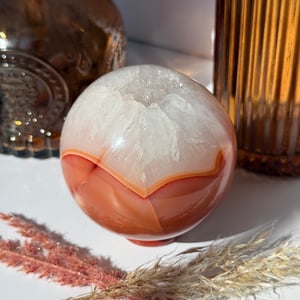 Carnelian Agate Sphere