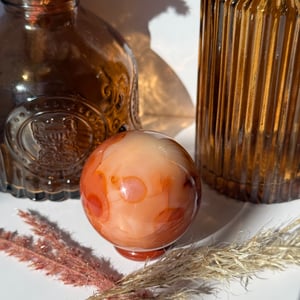 Carnelian Agate Sphere