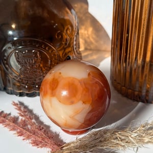 Carnelian Agate Sphere