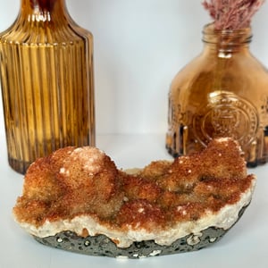 Hematite Included Quartz Stalactites