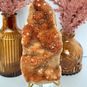 Hematite Included Quartz Stalactites