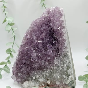 Amethyst Cluster On Cut Base - Large