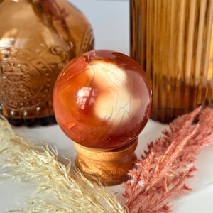 Carnelian Agate Sphere