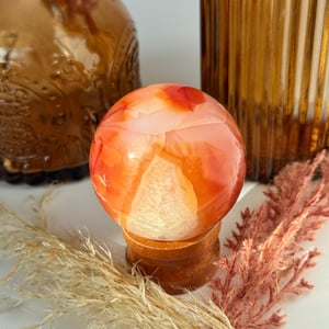 Carnelian Agate Sphere