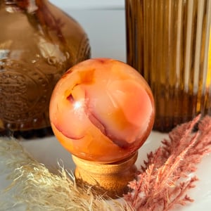 Carnelian Agate Sphere