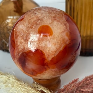 Carnelian Agate Sphere