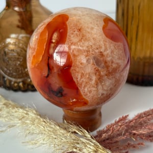 Carnelian Agate Sphere