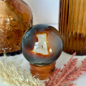 Carnelian Agate Sphere