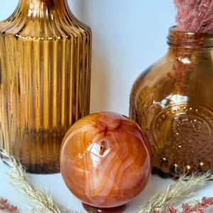 Carnelian Agate Sphere