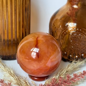 Carnelian Agate Sphere
