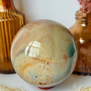 Large Polychrome Jasper Sphere