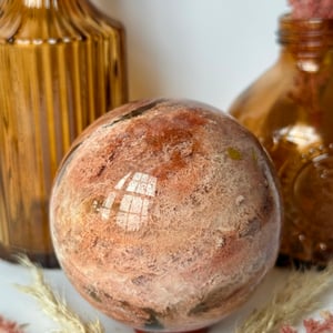Red Moss Agate Sphere