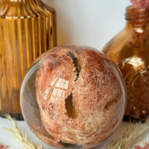 Red Moss Agate Sphere