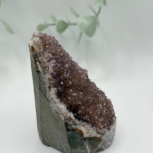 Pink Amethyst Druzy On Cut Base - Small    Amanda