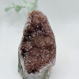 Pink Amethyst Druzy On Cut Base - Small    Amanda