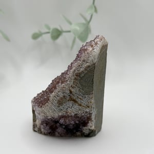 Pink Amethyst Druzy On Cut Base - Small    Amanda