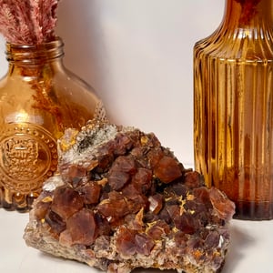 "Fire Fox" Dream Coat Amethyst Cluster