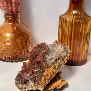 "Fire Fox" Dream Coat Amethyst Cluster