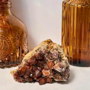 "Fire Fox" Dream Coat Amethyst Cluster