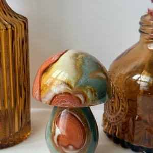 Polychrome Jasper Mushroom