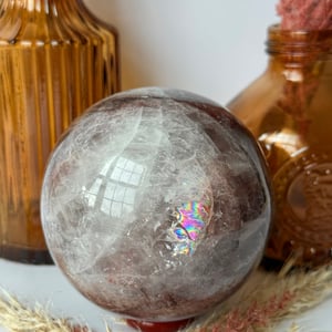 Fire Quartz Sphere