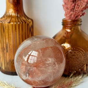 Fire Quartz Sphere