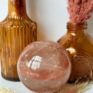 Fire Quartz Sphere