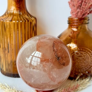 Fire Quartz Sphere