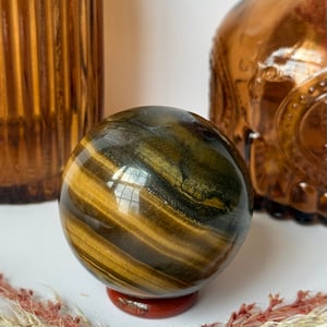 Natural Golden Tiger's Eye Sphere