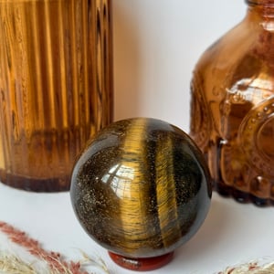 Natural Golden Tiger's Eye Sphere