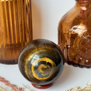Natural Golden Tiger's Eye Sphere