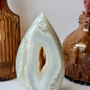 Druzy Brazilian Agate Flame