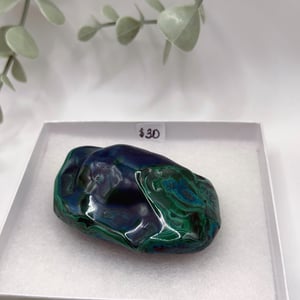 Polished Malachite & Chrysocolla - Congo Amanda